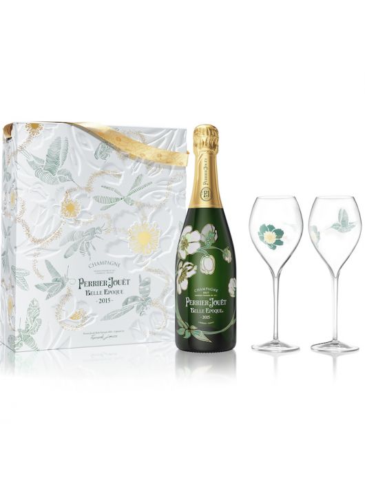 Perrier-jouët Giftbox Belle Époque BRUT 2015 & 2 glasses - 75 cl