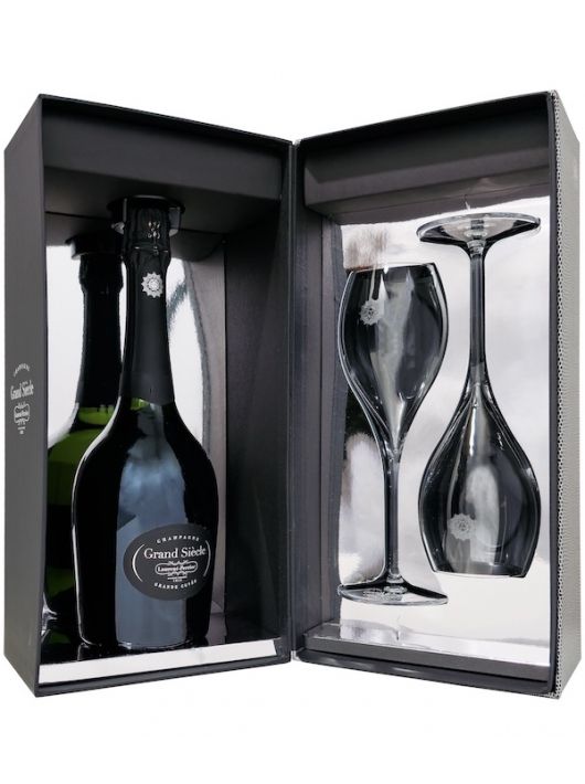 Laurent-Perrier Luxury Giftbox 2 verres & Grand Siècle Itération N°26 - 75 cl