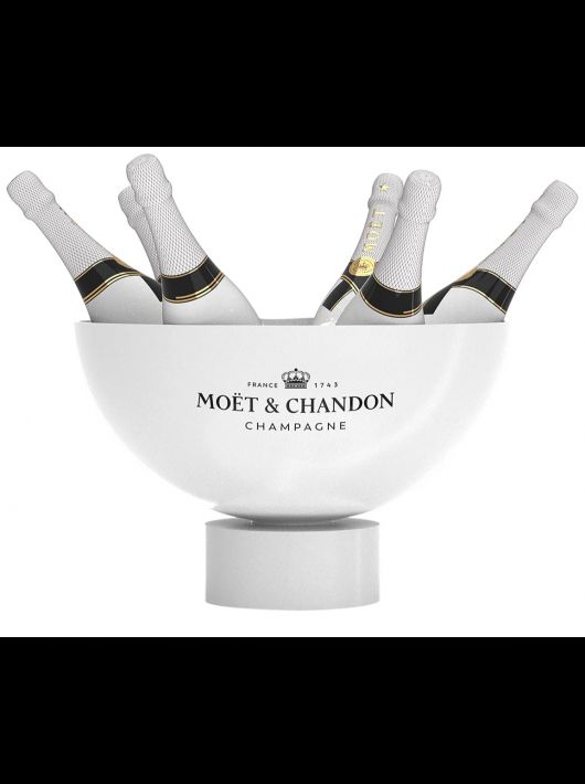 Moët & Chandon Set Moët Ice Bucket Great Bubble & 6 Moët Ice Impérial - 6 x 75 cl