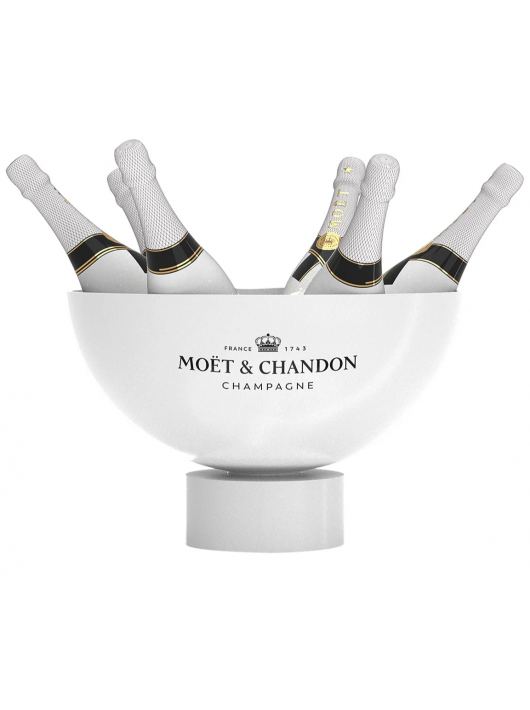 Moët & Chandon Set Moët Ice Bucket Great Bubble & 6 Moët Ice Impérial - 6 x 75 cl