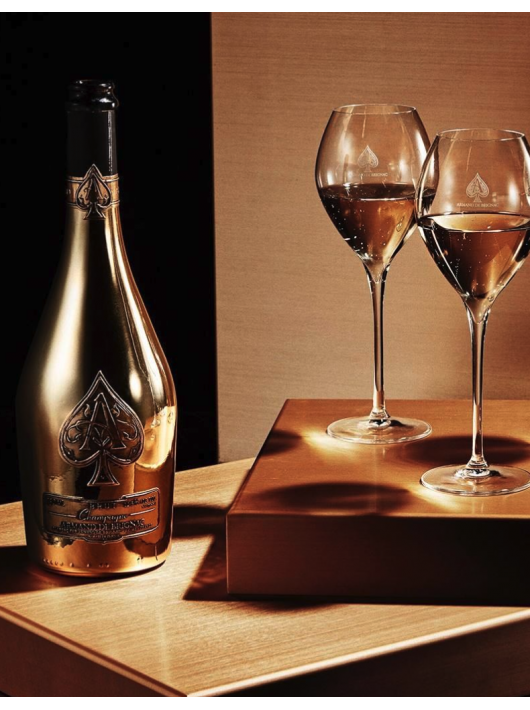 ARMAND DE BRIGNAC Set 2 glasses 28.5 cl & Giftbox Ace of ARMAND DE BRIGNAC Set 2 glasses 28.5 cl & Giftbox Ace of