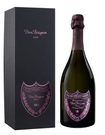 Dom Pérignon Vintage 2009 Rosé Giftbox with engraving on metal shield - 75 cl