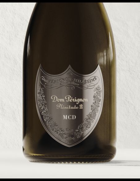 Dom Pérignon Personalisiertes Flaschenschild aus Metall - maximal 3 Buchstaben