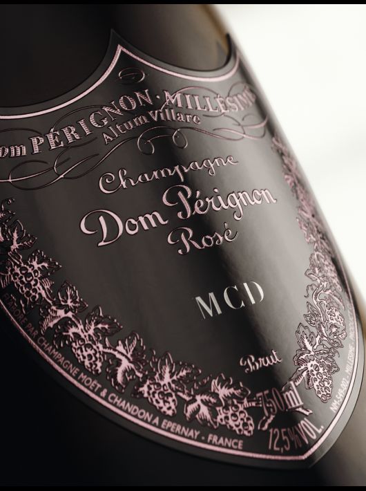 Dom Pérignon Personalised metal bottle shield - 3 letters maximum