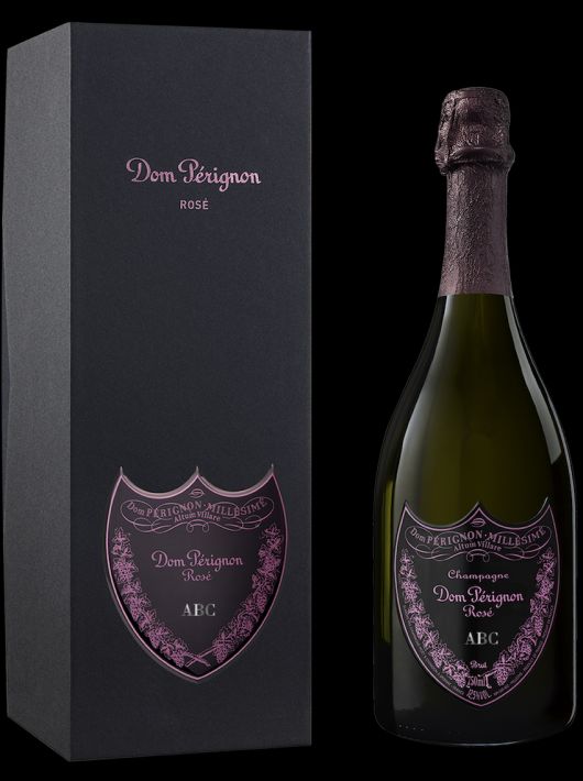 Dom Pérignon Vintage 2009 Rosé Giftbox & Personalised bottle with engraving on metal shield - 75 cl