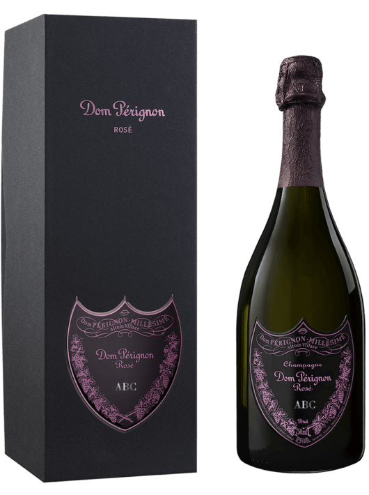 Dom Pérignon Vintage 2009 Rosé Giftbox & personalisierte Flasche mit Gravur auf Metallschild - 75 cl