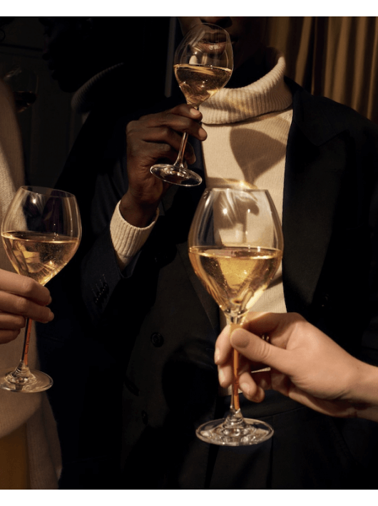 Veuve Clicquot Set 2 Gläser & 1 Carte Jaune Brut - 75 cl