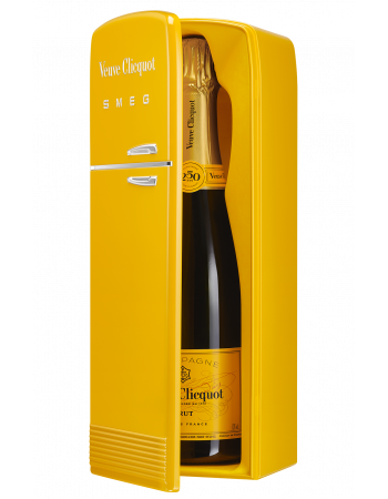 Veuve Clicquot Métal Giftbox SMEG Yellow card brut - 75 cl 2