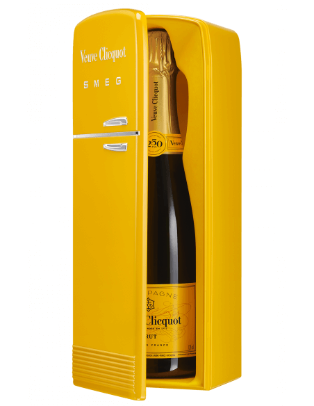 Veuve Clicquot Métal Giftbox SMEG Yellow card brut - 75 cl