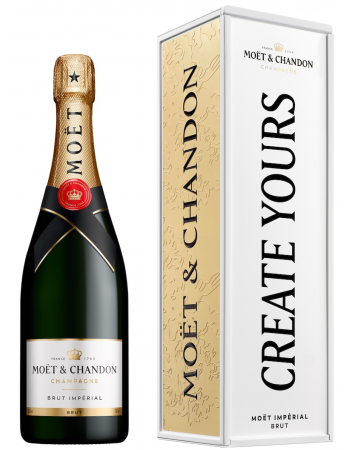 Moët & Chandon Brut Impérial Metall Geschenkbox "Personnalise Me" - 75 CL