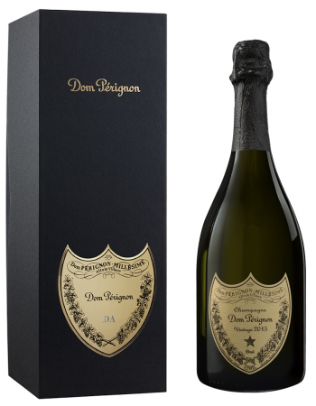 Dom Pérignon 2015 Personalisierte Giftbox mit Gravur auf Metallschild - 75 cl