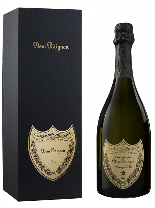 Dom Pérignon 2015 Giftbox with engraving on metal shield - 75 cl