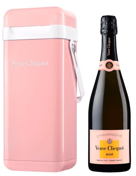 Veuve Clicquot Metal Cooler Giftbox rosé - 75 cl