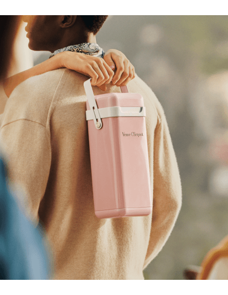 Veuve Clicquot Metal Cooler Giftbox rosé - 75 cl