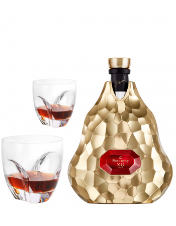 Cognac Hennessy Set 2 Gläser + X.O x Jean Michel Othoniel - 70 CL