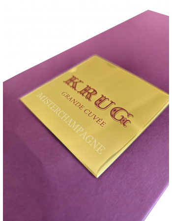 Krug 172éme Grande Cuvée personalised with metal engraving on Giftbox - 75 cl 2