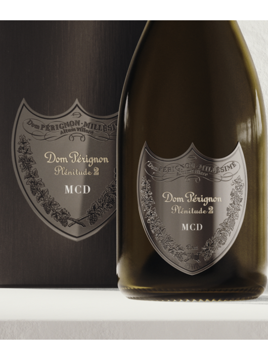 Dom Pérignon P2 Vintage 2006 Giftbox & Personalised bottle with engraving on metal shield - 75 cl