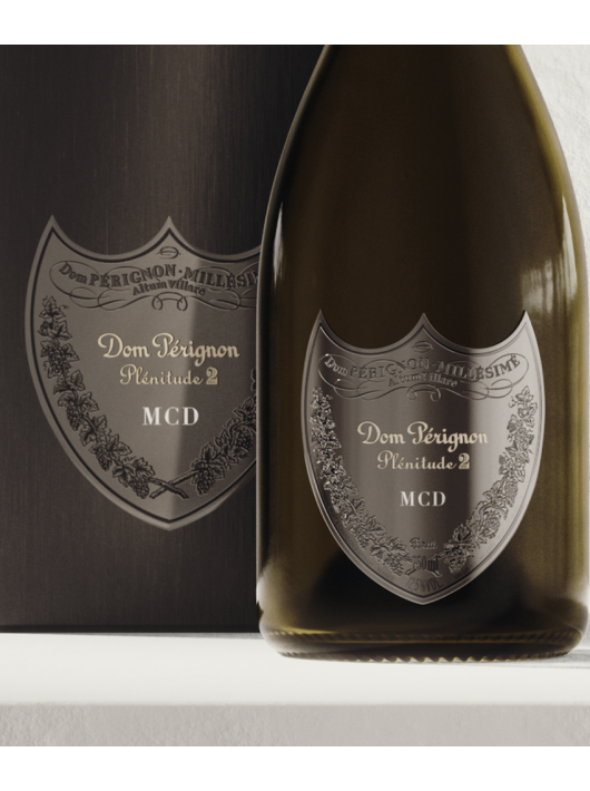 Dom Pérignon P2 Vintage 2006 Giftbox & personalisierte Flasche mit Gravur auf Metallschild - 75 cl