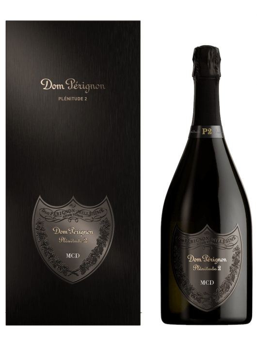 Dom Pérignon P2 Vintage 2006 Giftbox & Bouteille personnalisées avec gravures sur boucliers en métal - 75 cl
