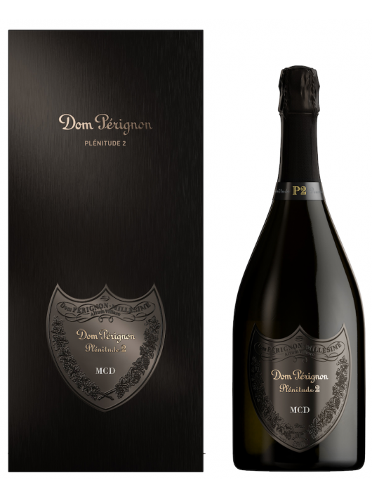 Dom Pérignon P2 Vintage 2006 Giftbox & personalisierte Flasche mit Gravur auf Metallschild - 75 cl