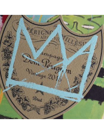Dom Pérignon Vintage 2015 Special Edition – Tribute to Jean-Michel Basquiat – BLUE - 75 cl 2