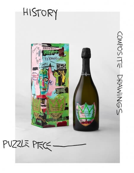 Dom Pérignon Vintage 2015 Special Edition – Tribute to Jean-Michel Basquiat – GREEN - 75 cl