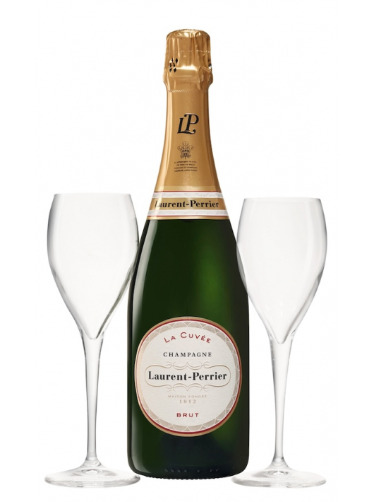 Laurent-Perrier La Cuvée & 2 Gläser, Limited Edition Giftbox - 75 cl