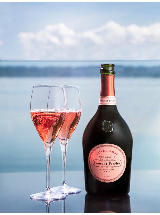 Laurent-Perrier 6 prestige glasses 30 cl with gauge