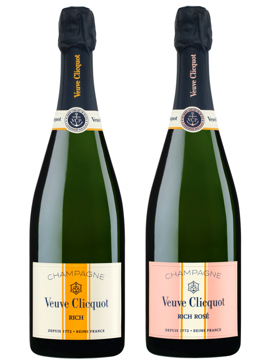Veuve Clicquot Set Rich rosé & Brut ice - 2 x 75 cl