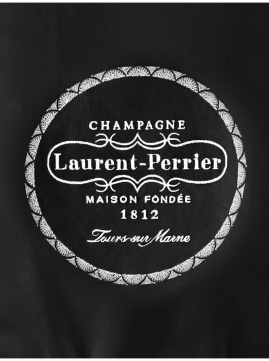 Laurent-Perrier Caviste Schürze Schwarz mit gesticktem Laurent-Perrier Logo