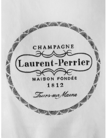 Laurent-Perrier Caviste Schürze Weiß mit gesticktem Laurent-Perrier Logo 2