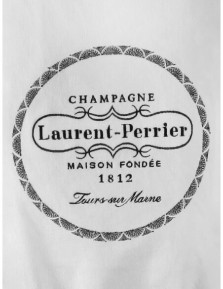 Laurent-Perrier Caviste Schürze Weiß mit gesticktem Laurent-Perrier Logo