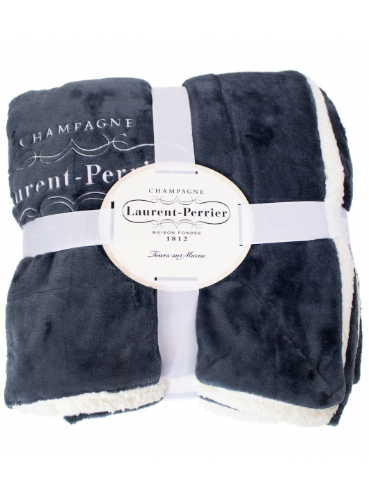 Laurent-Perrier Set 1 Outdoor blanket with embroidered Laurent-Perrier logo & 2 Bottle Grand Siècle Brut N°26 - 2 x 75 cl