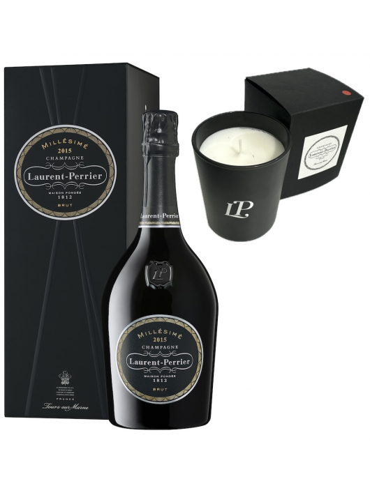 Laurent-Perrier Set 1 Bougie Noire & Vintage 2015 Brut - 75 cl