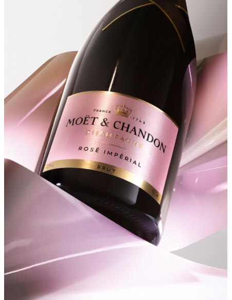 Moët & Chandon Set 2 Keramikgläser Rose + Rosé Impérial - 1 x 75 CL