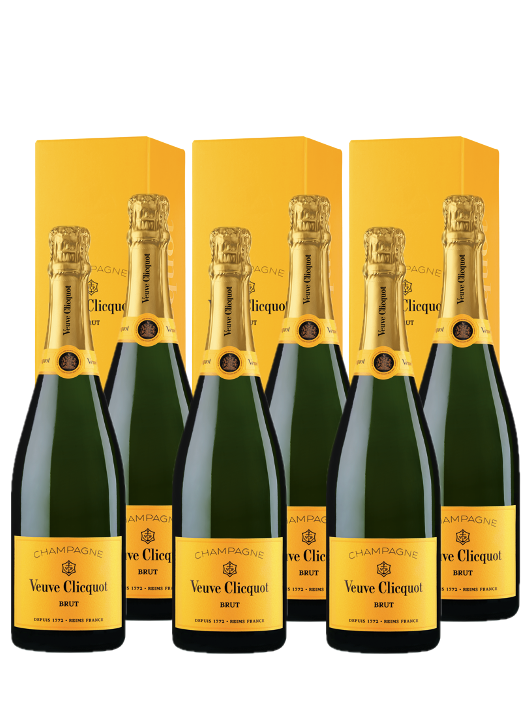 Veuve Clicquot Brut Carte Jaune - 6 x 75 CL