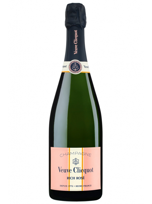 Veuve Clicquot Set 2 Glasses & Rich rosé ice - 75 cl