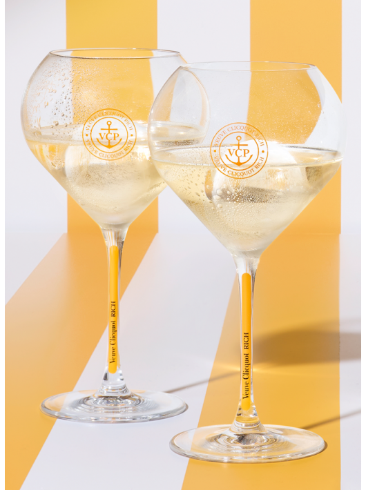 Veuve Clicquot Set 2 Glasses & Rich brut ice - 75 cl