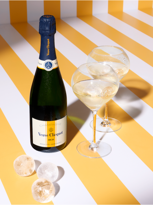 Veuve Clicquot Set 2 TRITAN Glasses Rich rosé & Brut ice - 2 x 75 cl