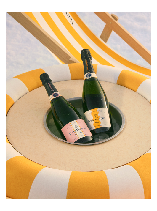 Veuve Clicquot Set Rich rosé & Brut ice - 2 x 75 cl
