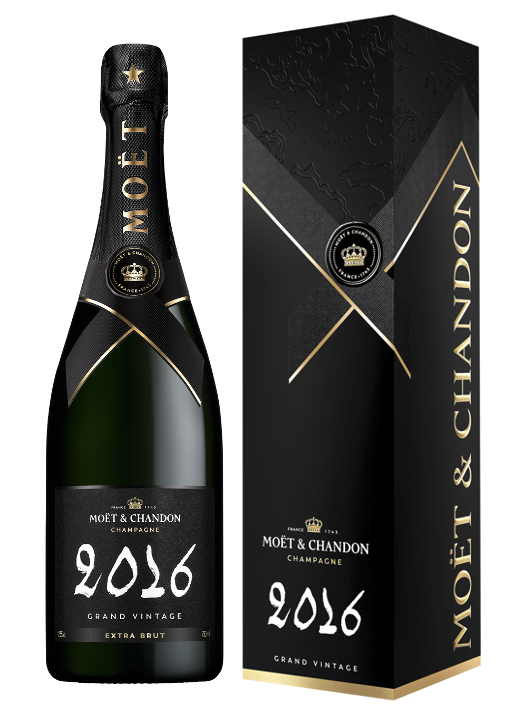 Moët & Chandon Set 2 Glasses & Grand Vintage 2016 blanc - 75 cl
