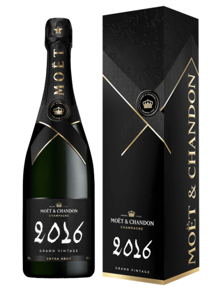 Moët & Chandon Set 2 Glasses & Grand Vintage 2016 blanc - 75 cl