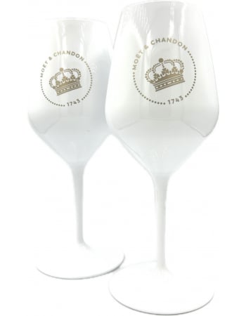 Moët & Chandon Set of 2 White TRITAN Glasses 55 cl & Ice Impérial MAGNUM - 150 cl 2