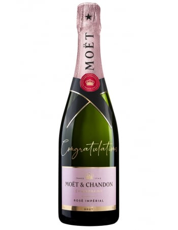 Moët & Chandon "Congratulations" Limited Edition Rosé Impérial - 75 cl