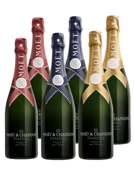 Moët & Chandon X PHARRELL WILLIAMS 6 GIFTBOX - 6 x 75 cl