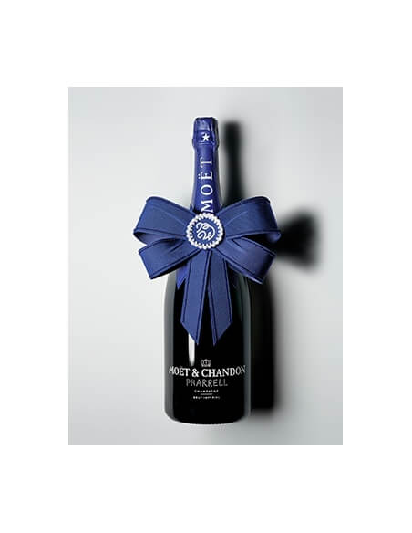 Moët & Chandon X PHARRELL WILLIAMS Magnum Brut Wooden Box - 150 cl