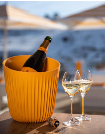 Veuve Clicquot Set 1 Ice Bucket + 2 Gläser + 6 Giftbox Brut - 6 x 75 cl