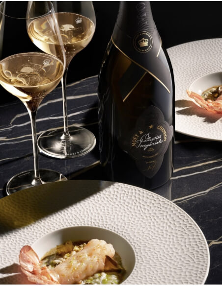 Moët & Chandon Set 2 Gläser & Collection Impériale Creation 1 - 75 cl