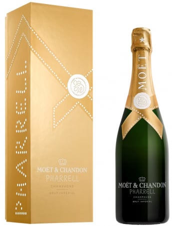 Moët & Chandon X PHARRELL WILLIAMS "GOLD" Giftbox Brut Impérial - 75 cl