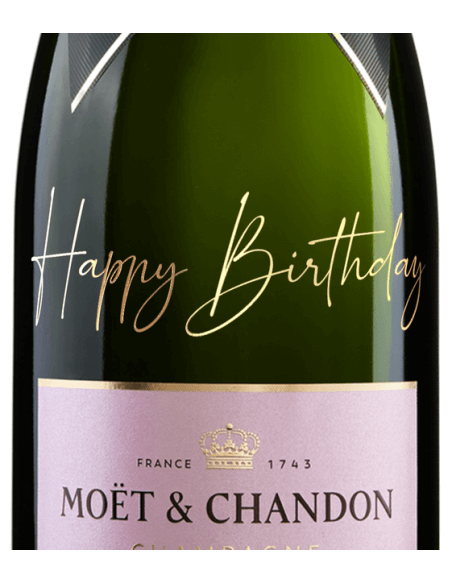 Moët & Chandon "Happy birthday" Limited Edition Rosé Impérial - 75 cl